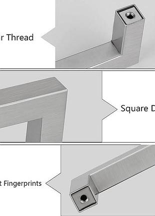 Ручки для ящиков, ручки для шкафа, ручки мебельные, из нержавеющей стали,