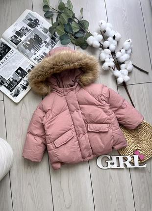 Куртка пуховик zara