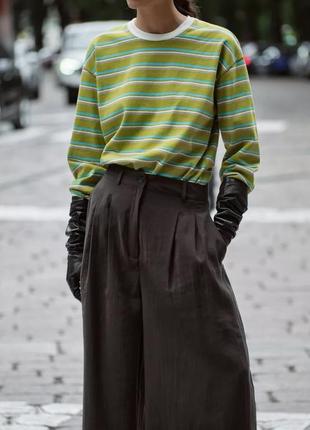 Полосатая футболка heavy cotton