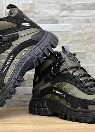 Кроссовки зимние термо ботинки merrell moab speed gtx