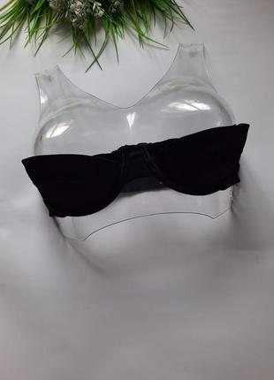 Эксклюзивный сексуальный черный шелковый бюстгальтер корбей без бретелек