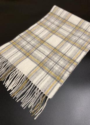 Шарф в клетку из 100% шерсти бренда heritage traditions
