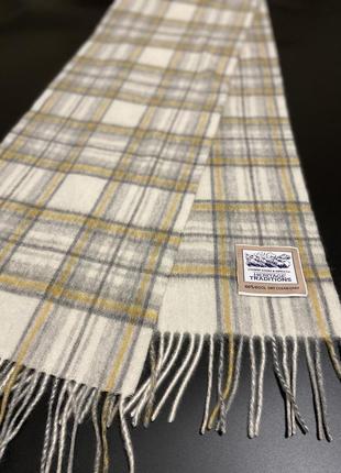 Шарф в клетку из 100% шерсти бренда heritage traditions
