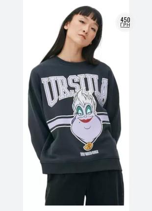 Свитшот на флисе графит primark disney