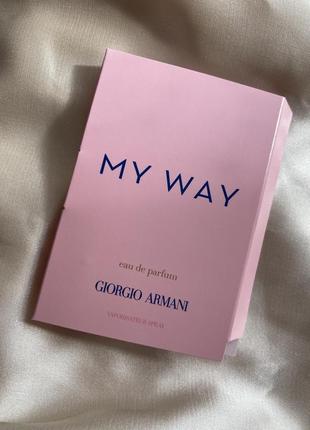 My way giorgio armani пробник 1,2 мл
