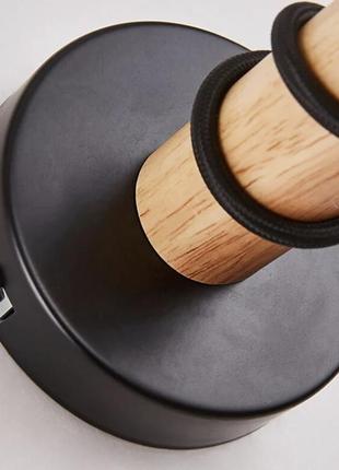 Современный и простой интерьерный светильник, черный