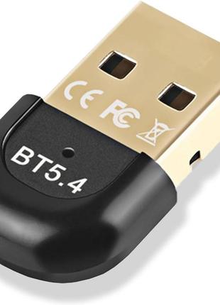 Адаптер 5.4, usb bluetooth stick dongle (edr и ble) plug and play bluetooth stick для пк ноутбука на