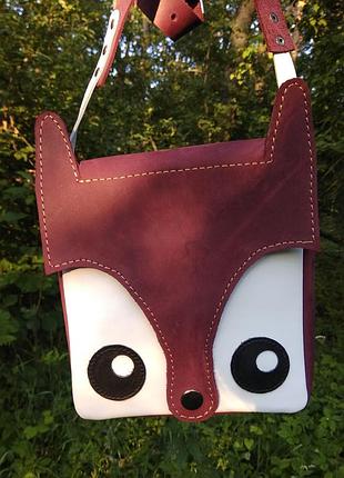 Забавная кожаная детская сумочка, оригинальная детская сумочка