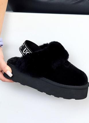 Натуральні замш відкриті угги/уггі зимові мюлі з відкритою п'яткою 36-41. є кольори