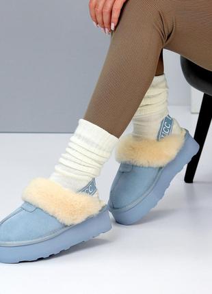 Натуральні замш відкриті угги/уггі зимові мюлі з відкритою п'яткою 36-41. є кольори