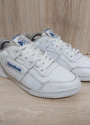 Кожаные кроссовки reebok classic leather оригинал3 фото