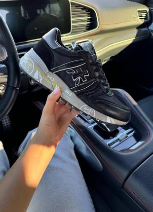 Premiata triple black кросівки