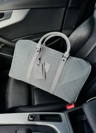 Сумка jordan monogram duffle grey