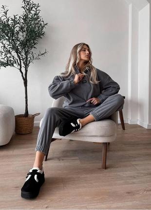 Теплий флісовий костюм