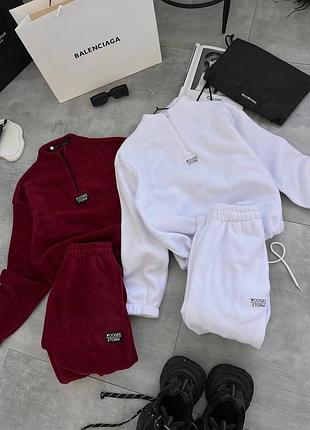 Теплий флісовий костюм