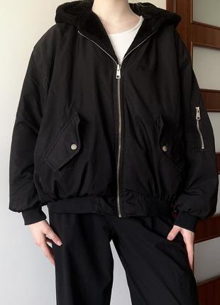 Двухсторонний бомбер zara