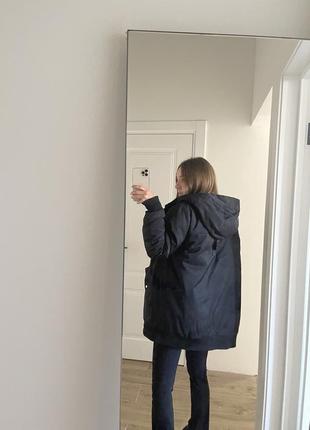 Пухове пальто парка zara