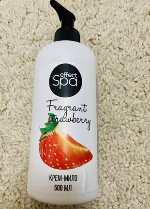 Крем-мыло жидкое effect spa клубника 0,5 л