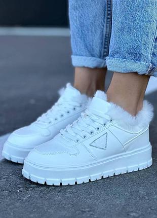 Женские зимние кроссовки 🤍