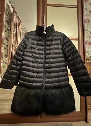 Пальто демисезонное черное