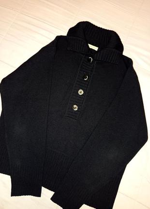 Светр поло джемпер h&m р.м 50% меринос