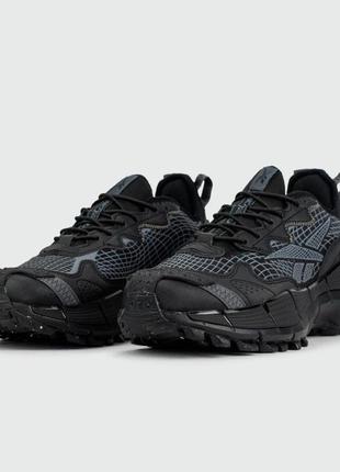 Мужские кроссовки reebok zig kinetica 2.5 edge black/grey