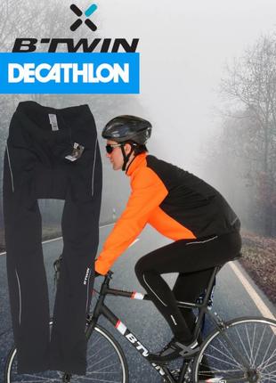 Велолегінси утеплені btwin decathlon (xl)