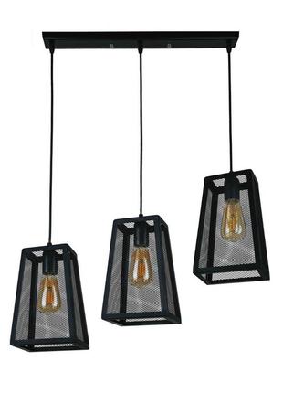 Люстра в стилі лофт levistella 907019f-3 bk (500)