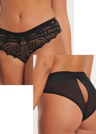 42-44р.трусики сеточка с вышивкой figleaves curve tease