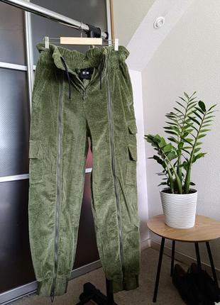 Жіночі вельветові рідкісні штани green adidas unisex pants x ivy park | svd