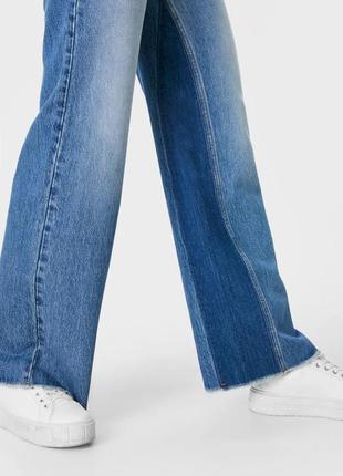 Джинси широкі рівні прямі c&a wide leg