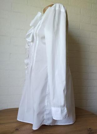 Белая блузка. блузка.белая туника. туника. платье-сорочка. брендовая блузка.4 фото