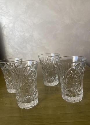 Хрустальные стаканы ( стопки )3 фото