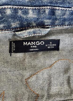 Жилет джинс mango 6-7 лет рост 1223 фото