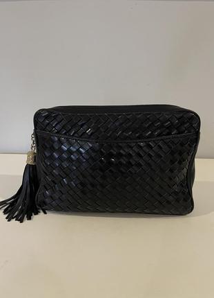 Кожаная  сумка клатч бренд gucci