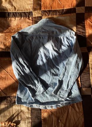 Женская джинсовая рубашка l, edc, идеал весна6 фото
