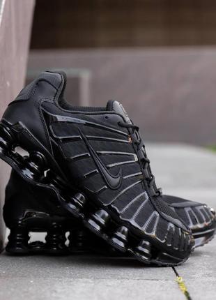 Nike shox tl black1 фото