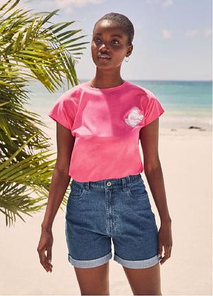 Шорти джинсові жіночі esmara бавовна сині 50