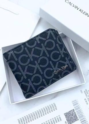 Мужской кошелек calvin klein черный на подарок