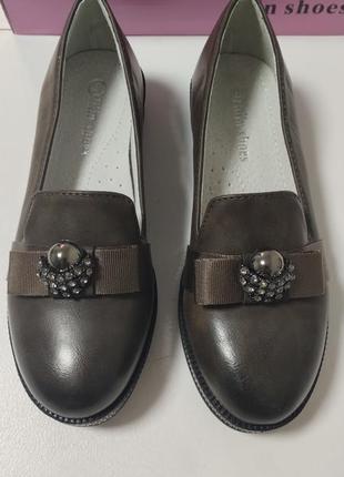 Туфли балетки мокасины подростка 30-37
