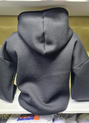 Худи теплая с начесом осень зима унисекс, теплая кофта с капюшоном худи, худи с...