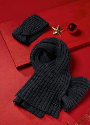 Комплект повязка на голову и шарф bruno banani