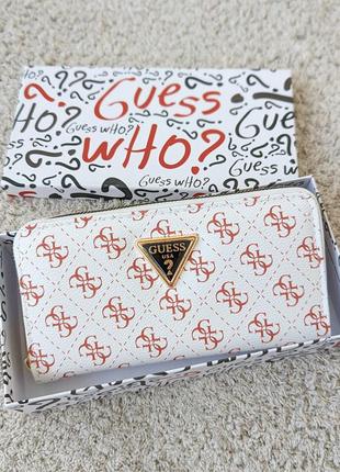 Гаманець guess великий білий