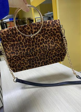 Леопардовая сумочка6 фото