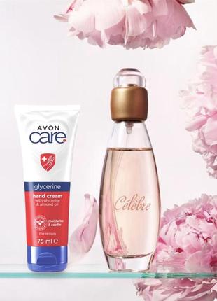Avon celebre и крем для рук. мини набор avon по суперцене