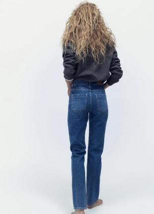 Zara прямі джинси, штани, брюки4 фото
