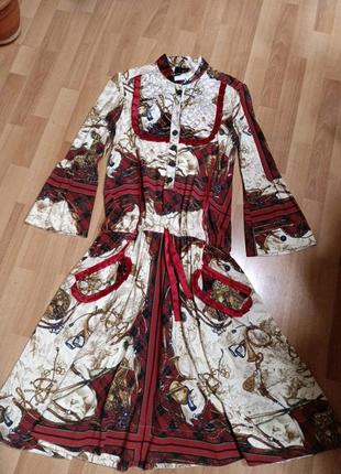 Шикарное платье roberto cavalli