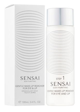 Sensai gentle make-up remover for eye and lip жидкость для снятия макияжа с глаз и губ1 фото