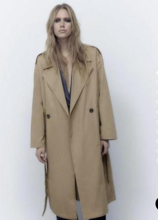 Тренч zara плащ