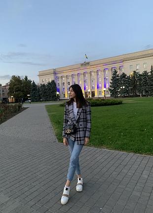 Пиджак в клетку